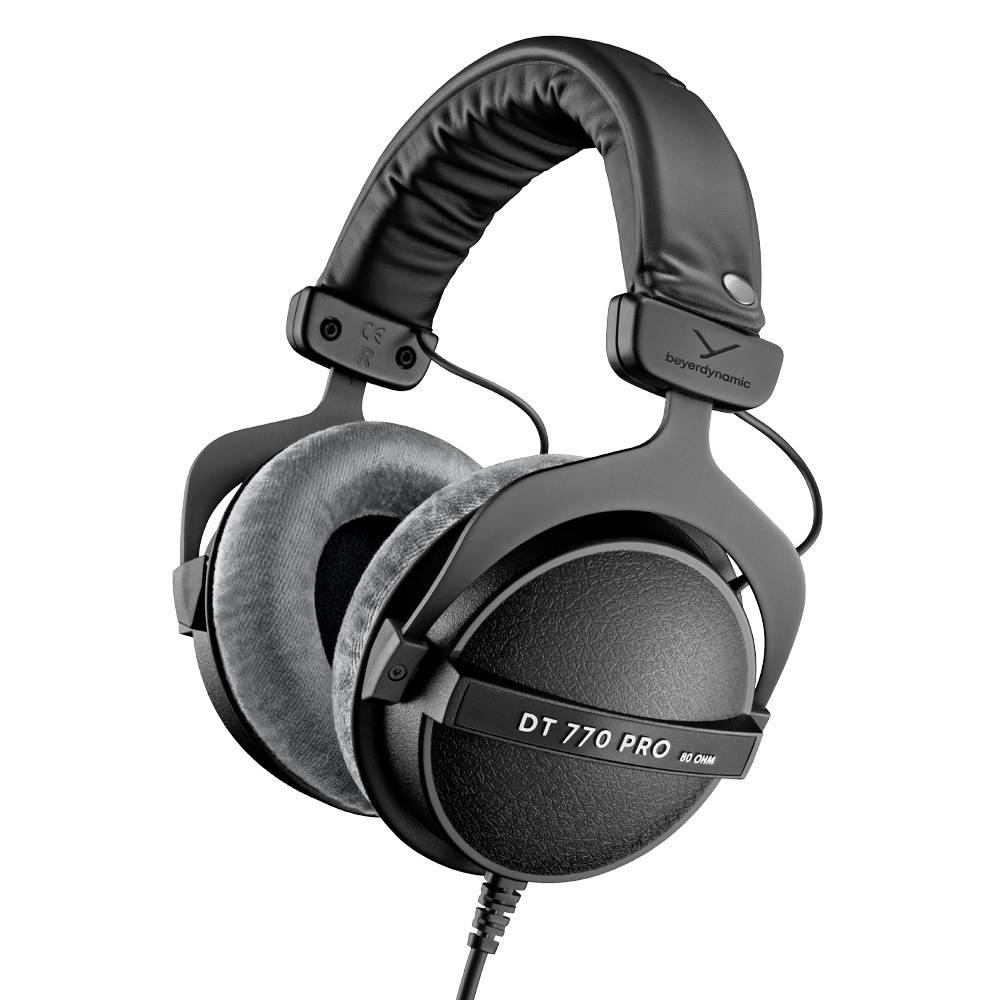 Beyerdynamic DT 770 Pro 80 ohm Kabling Hovedtelefoner Sort --> I lager, forväntat leveransdatum hos dig 09-04-2026