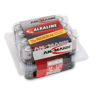 Ansmann Battery RED Alkaline Mignon 20er Box pack of 20