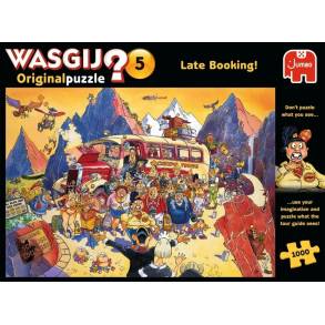 Wasgij 5, Puslespil Late Booking, 1000 brikker
