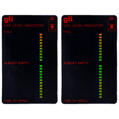 Gasflaske Niveau Indikator i Stål - 2 stk