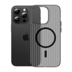 iPhone 15 Pro Max Mobilskal Korrugerad - Svart