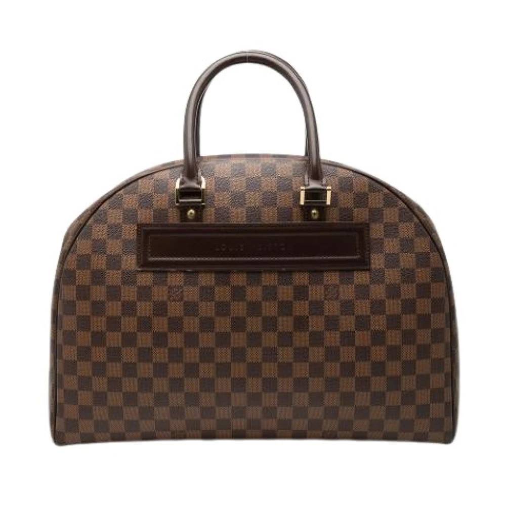 Louis Vuitton Vintage Pre-owned Nolita 24 H - Vintage - Dame - Brun - ONE SIZE - Læder