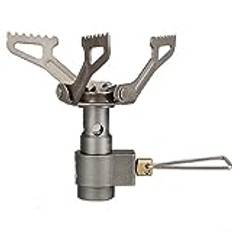 HEIBTENY Pocket Stove - Alloy Ultralight Gas Stove Portable Camping Stove 3000T for Outdoor Cooking/Picnic/Camping/Hiking/Hiking/BBQ