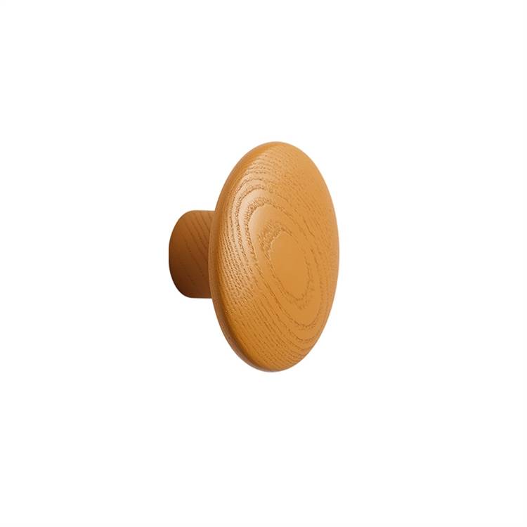 Muuto the Dots Wood Knager Burnt Orange  Ø9 cm