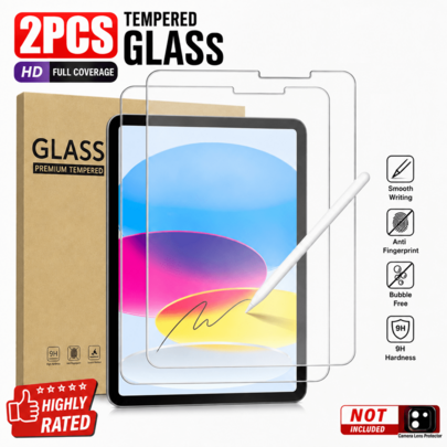2-pack 9H HD härdat glas skärmskydd, reptåligt, fingeravtrycksavvisande, bubbelfritt, enkel installation, stötsäkert, full täckning, kompatibelt med a - Genomskinlig (Multi-size)