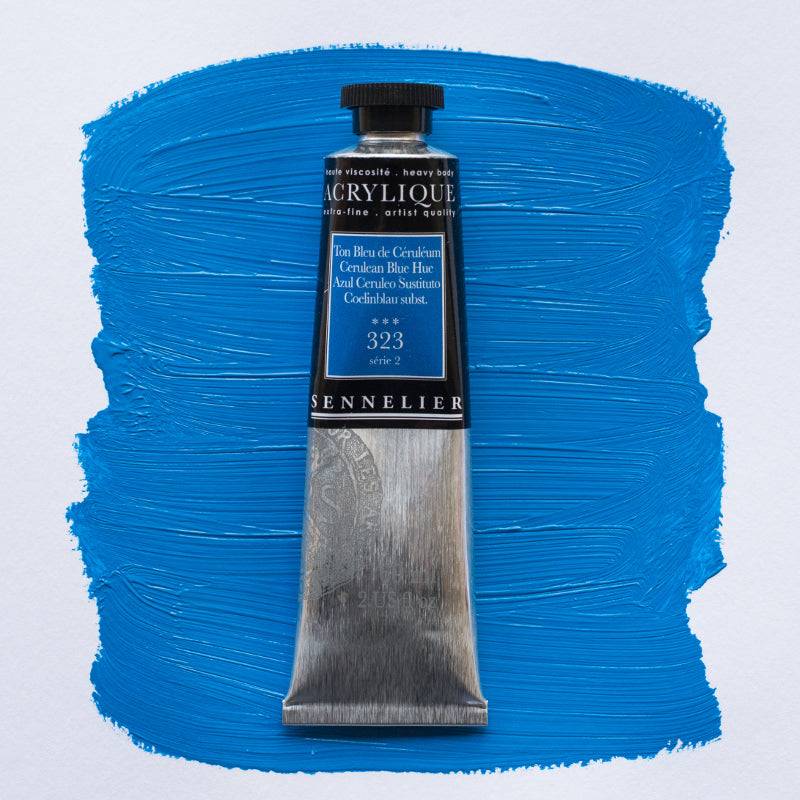 Sennelier Artist Acrylique Akrylfärg 60 ml Cerulean Blue Hue S2 323 (3F)