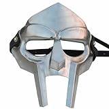 Medeltida ansiktsskydd MF Doom mask järn stål gladiatormask rustning gotisk ansiktsmask hjälm kopia för cosplay kostymer