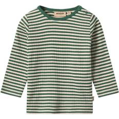 Wheat Langærmet Tshirt Stig Str 68/6m - 4142 T-shirts Bomuld hos Magasin