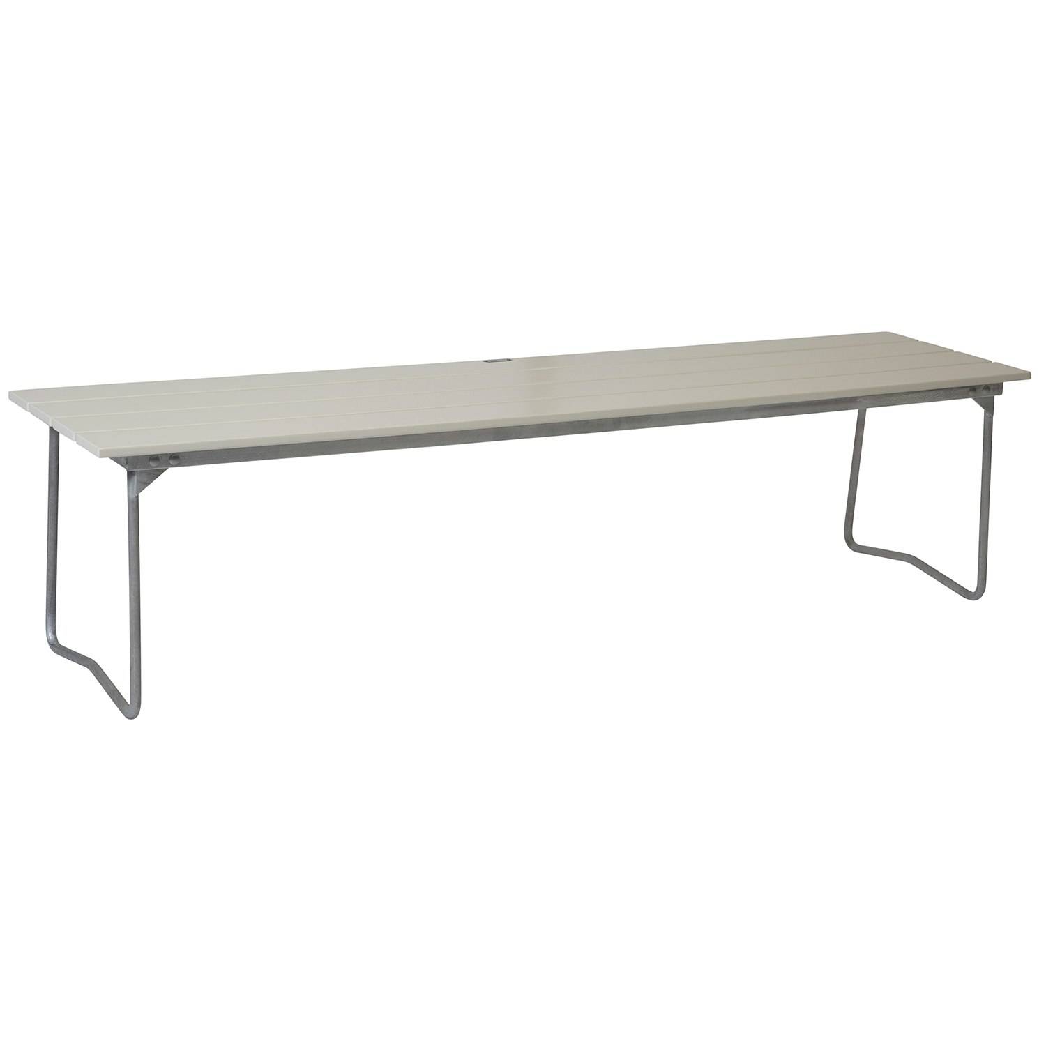 Grythyttan Stålmöbler Bänk 9 170 Cm Vitlackad Ek / Varmförzinkat Stål - Bänkar Vitlackerad Ek - 10364