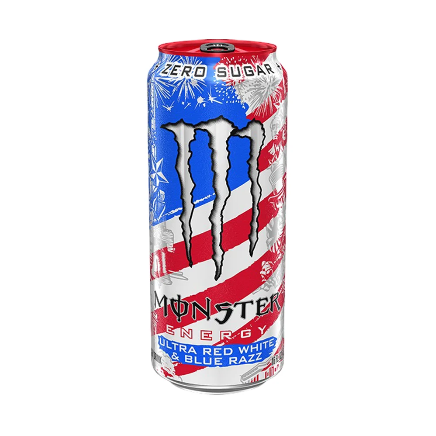 Monster Energy - Ultra Red White & Blue Razz.