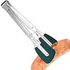 Silikonmatklipp, Buffé Serveringsredskap, Grill Serverar Tång, Värmebeständig Silikon, Antisläppsdesign, 24.3x5.3cm För Kastning Av Sallader, Matlagning Och Rörande Varm Mat,