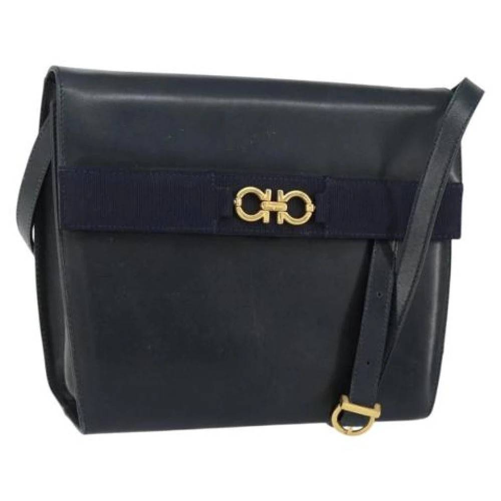 Salvatore Ferragamo Pre-owned - Pre-owned Gancini Axelremsväska Vintage - Dam - ONE Size - Läder