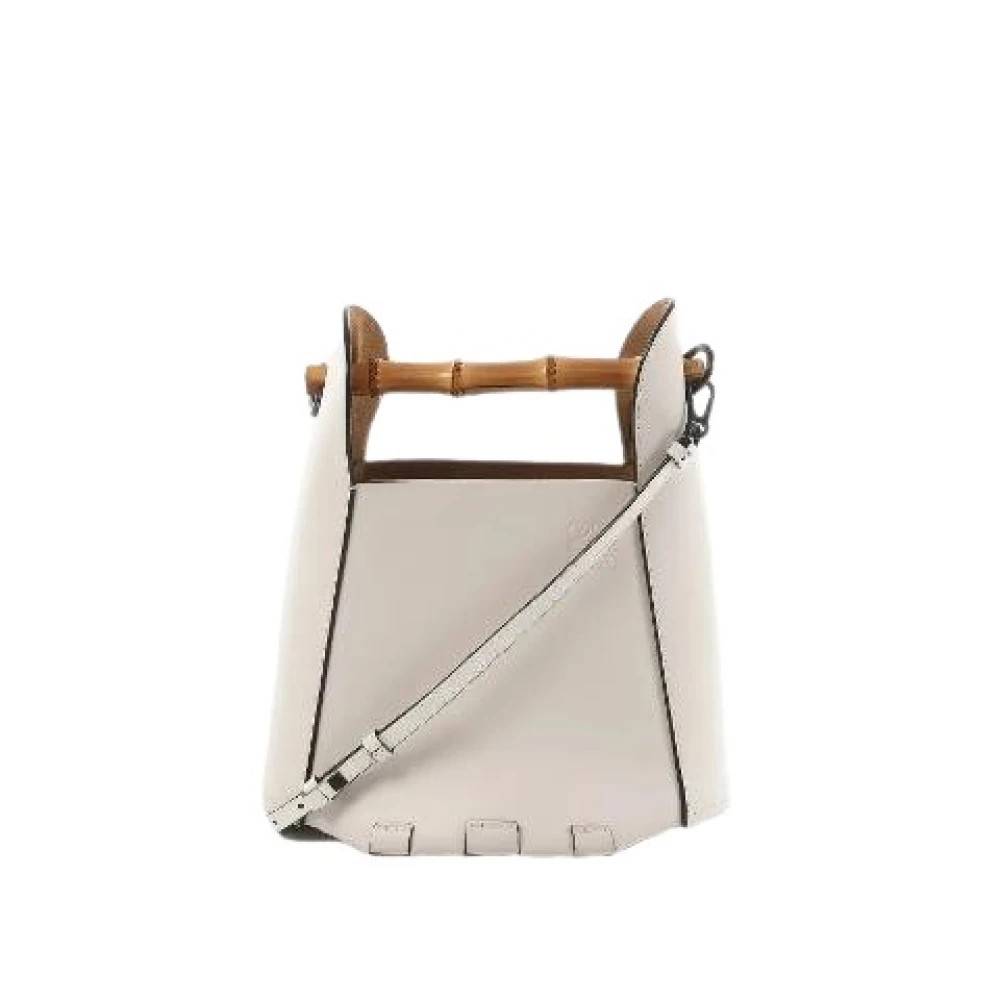 Loewe Pre-owned Pre-owned Bamboo Bucket - Vintage - Dame - Beige - ONE SIZE - Uld