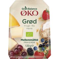 Grøn Balance Økologisk Grød Ris, Bær og Banan 6 mdr.