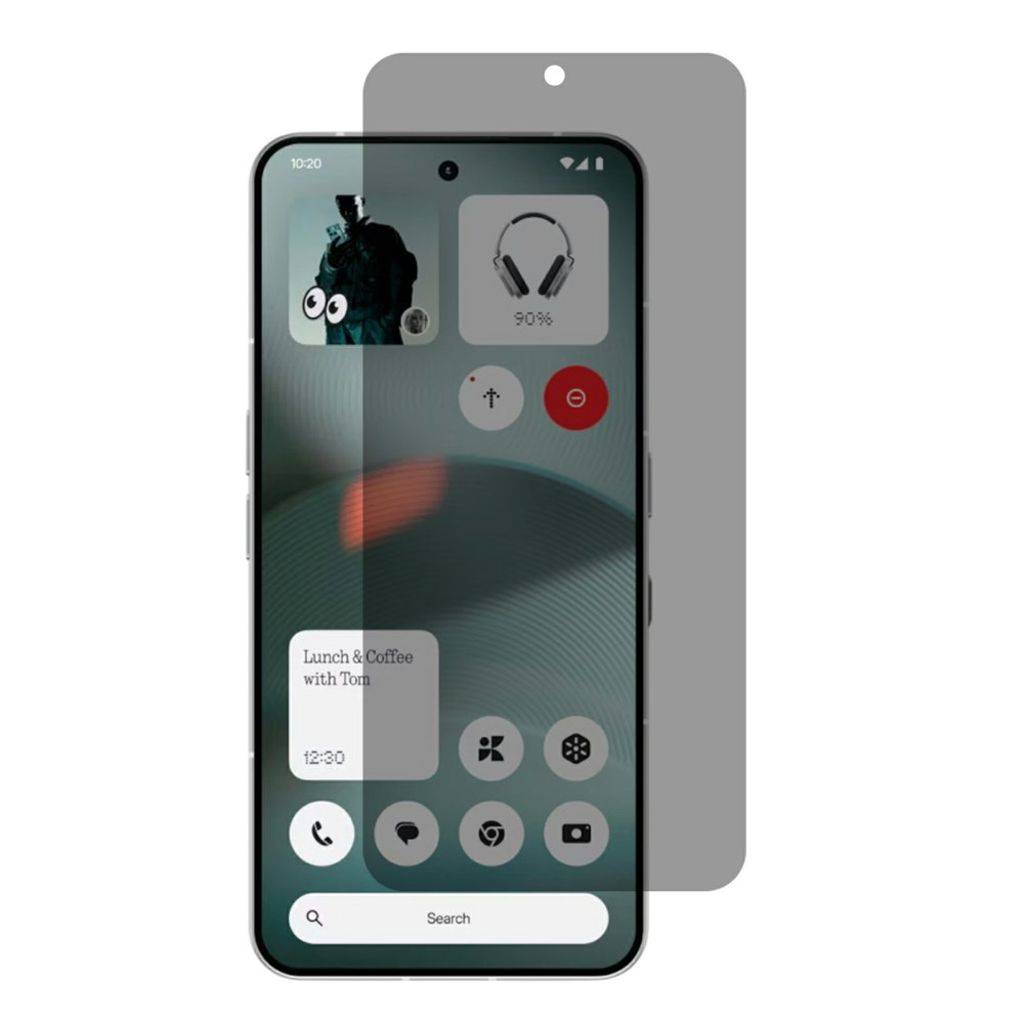 Nothing Phone (3) 5G Privacy Skærmbeskyttelse Aluminium-silikone glas