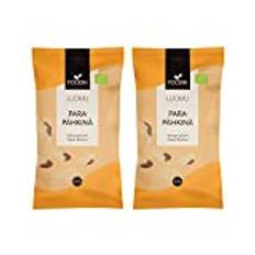FOODIN Ekologiska paranusfrön 2 x 500 g, paranötter utmärkt källa till protein och omättade fetter, 100 % biologisk, glutenfri och vegansk, 2-pack, 2 x 500 g