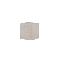 York Sofabord - Beige Marmorlook - 45x40x40