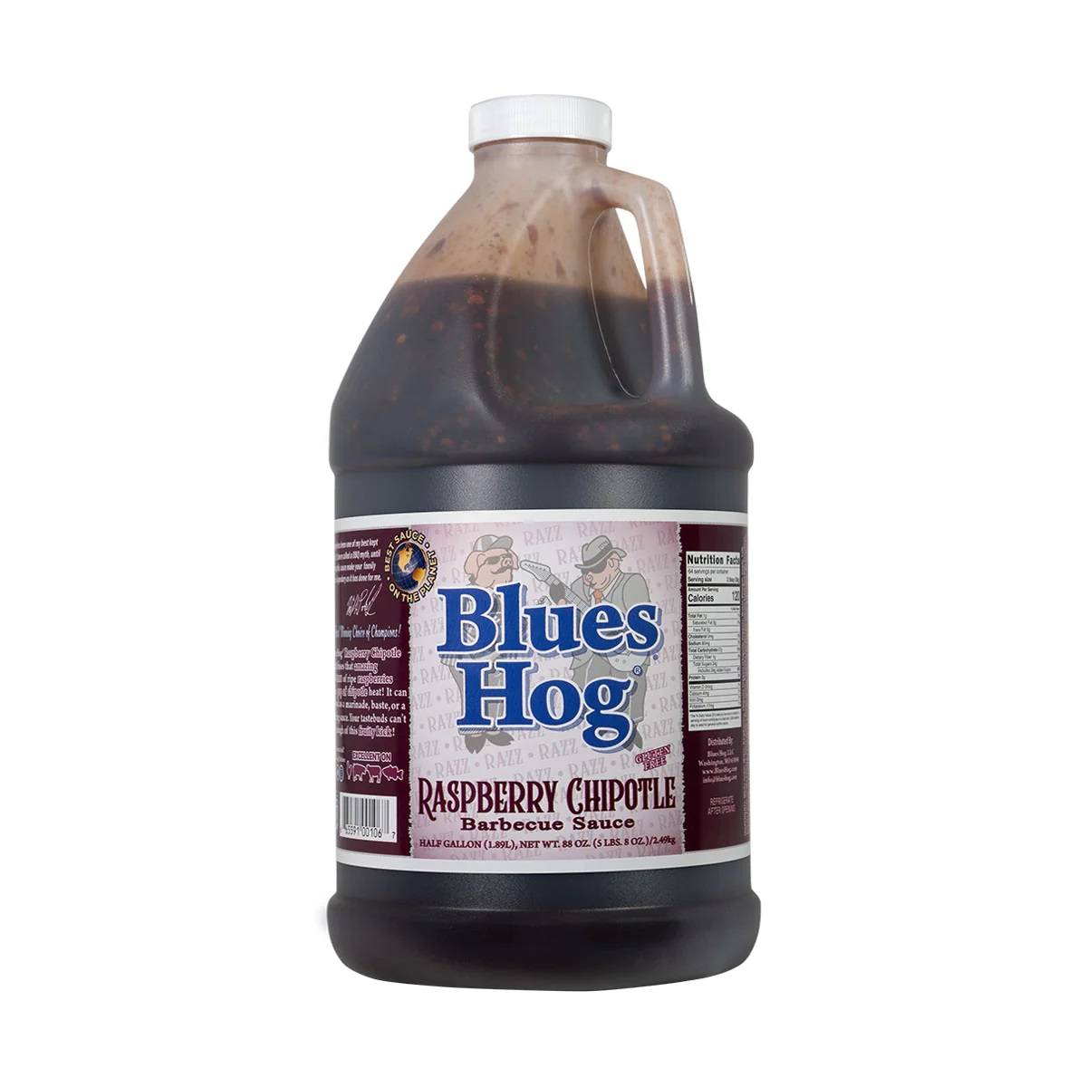 Blues Hog Raspberry Chipotle BBQ Sauce 1893ML 1/2 Gallon