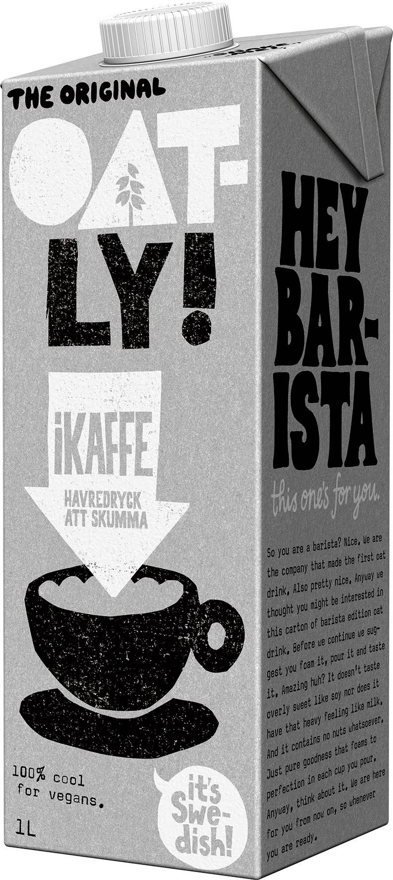 Havredryck Oatly ikaffe 1l