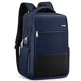 HOMIEE Ryggsäck herr, 15,6 tums laptop ryggsäck vattentät, handbagage flygplan reseryggsäck business ryggsäck resa ryggsäck city uni laptopväska stor med USB-laddningsport