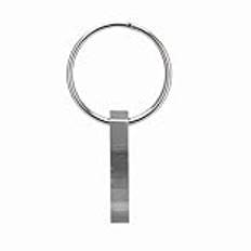 Culnflun rostfritt stål Mini Corkscrew Bottle Opener Keychain Portable för utomhusgrillcamping