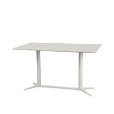 Cane-Line - Cafebordsunderrede rekt. - Drop - Sand/bordsskiva 130X75 cm - Drop - Sand - Småbord och sidobord utomhus - Beige,Grå