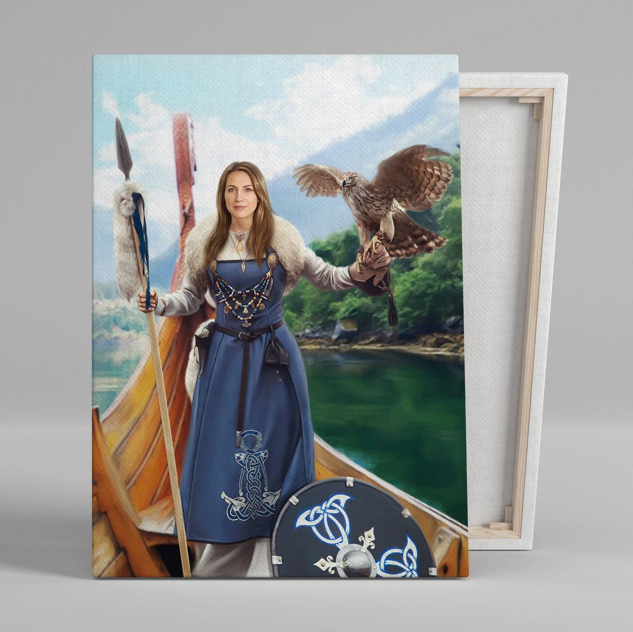 Viking Woman - Personlig Tavla - Poster / 50x70 (Bästsäljare)