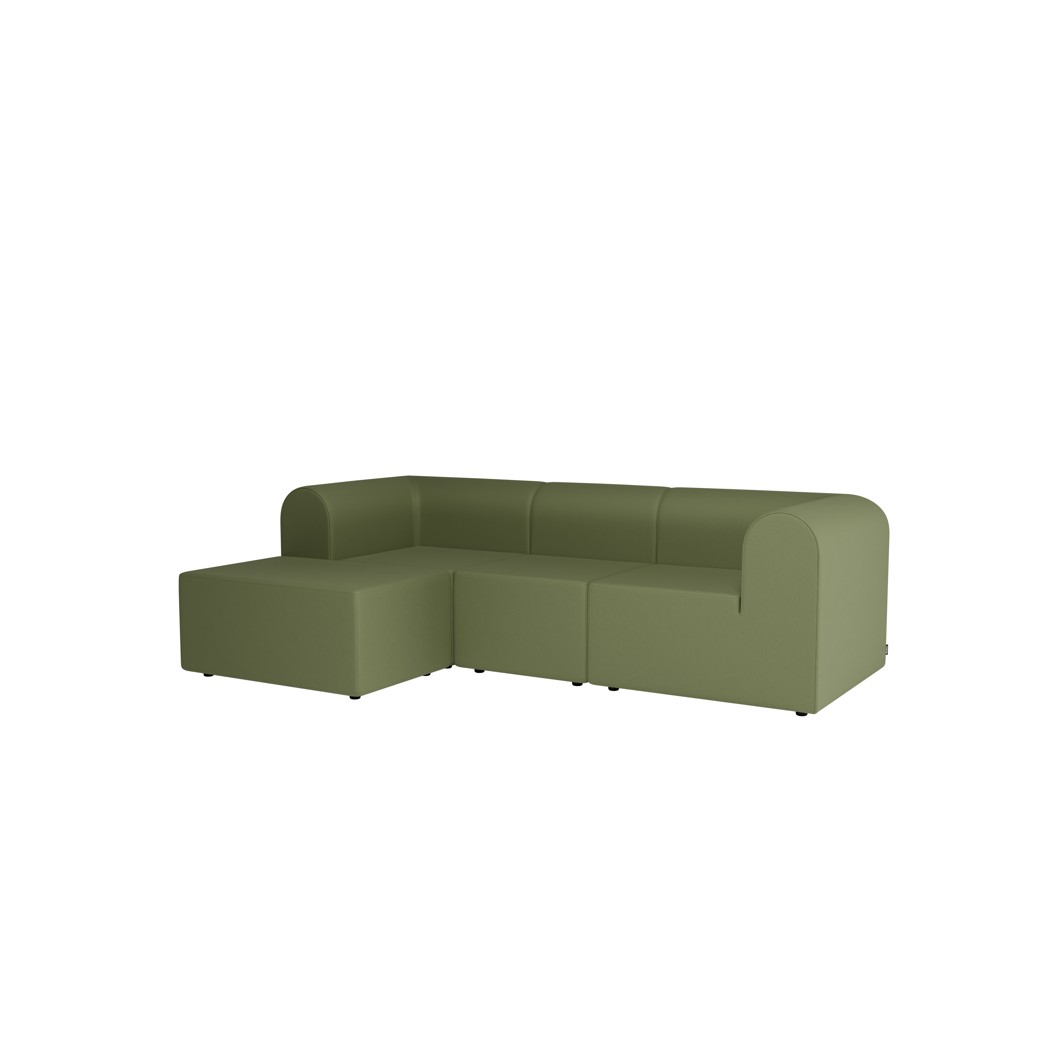Paradigm 3-personers sofa med pouf venstre fra Montana Nobel 68303 - Jacobsen Plus