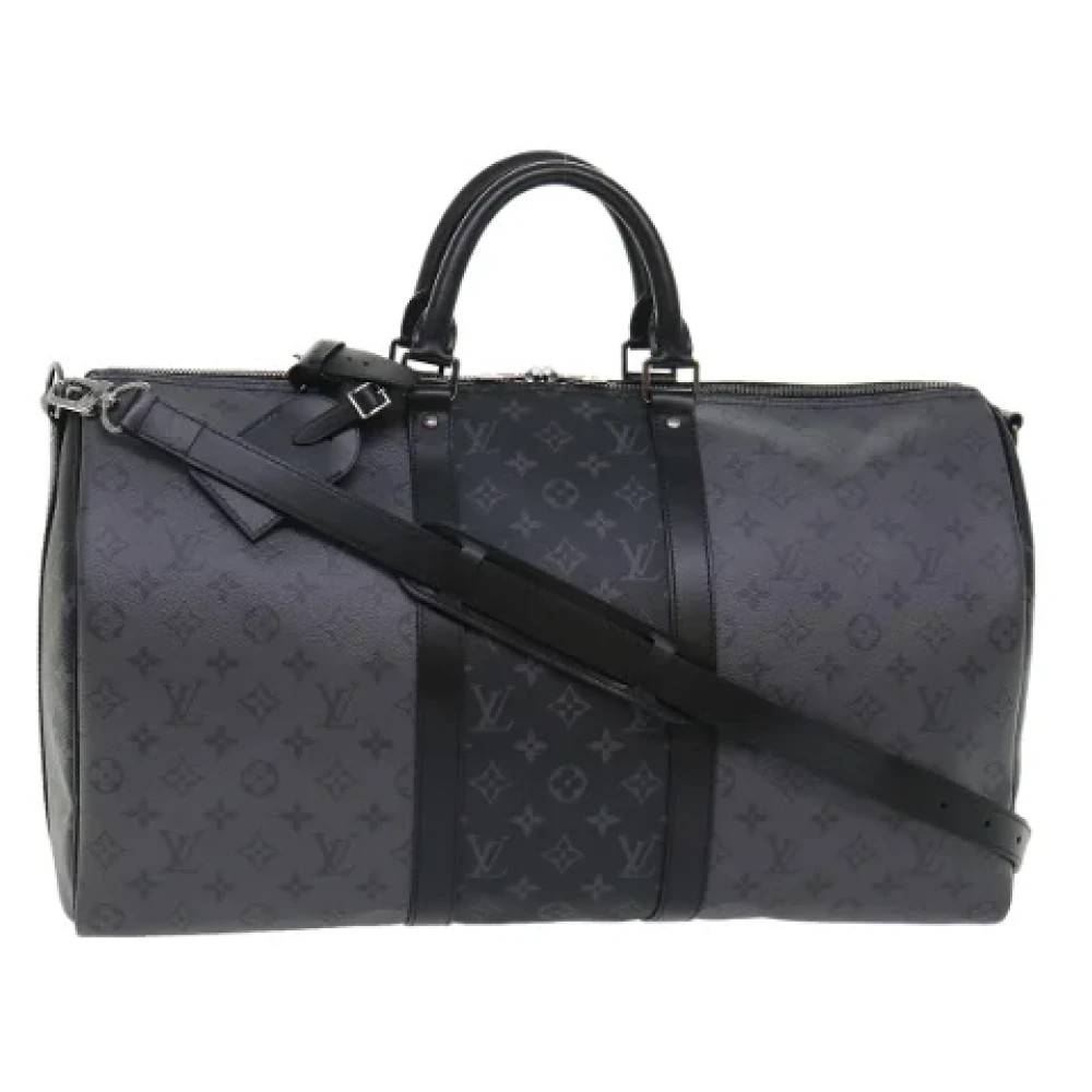 Louis Vuitton Vintage Pre-owned Canvas Weekendtaske - Vintage - Dame - Sort - ONE SIZE -