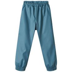 Wheat Um Fodrade Regnbyxor Blue Fusion 104cm  Blå  104 cm  Unisex
