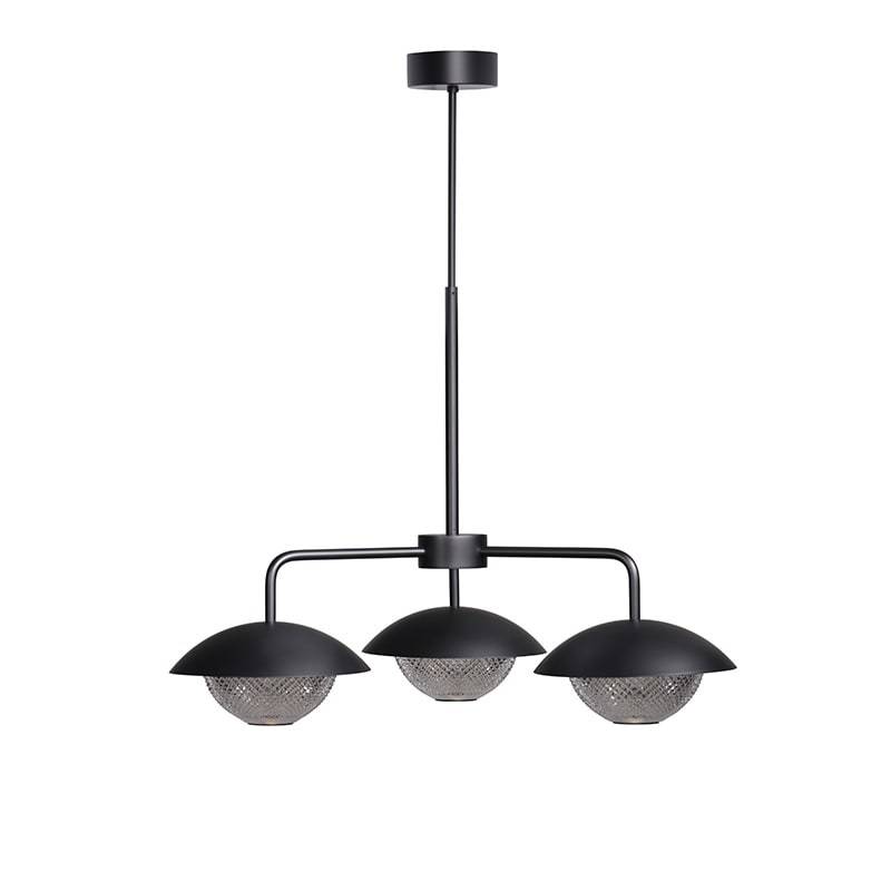 Rubn Grace 3 Chandelier H:575-850 svart