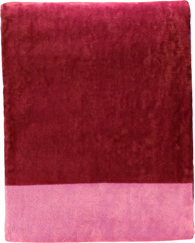 Strand- og badehåndklæde Ona Pixie 100x180 cm rosa bomuld.