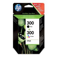 No300 black/color ink cartridge sampack til HP