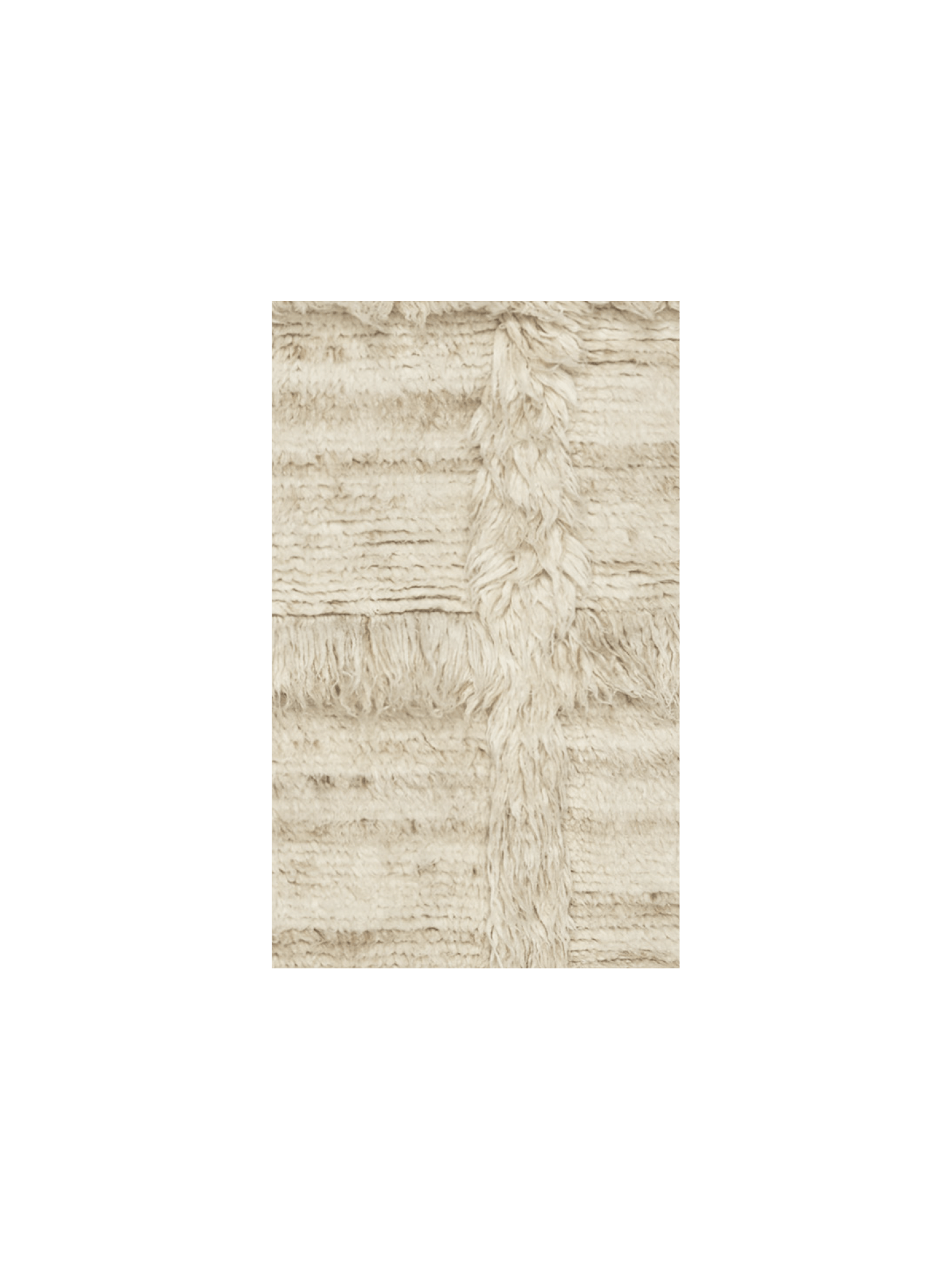 Rug Sample - Norte Grid - Natural