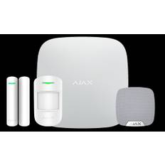 Ajax Hub 2 Plus sæt m Keypad, 2x DoorProtect, 3x CombiProtect, 1x HomeSiren, 2x Streetsiren, 2x DualCurtain Udendørs Hvid