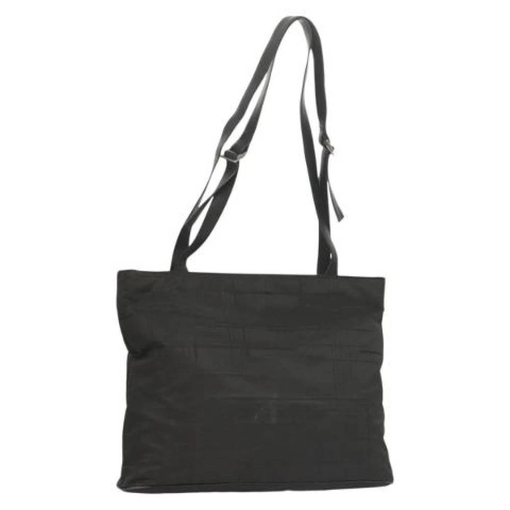 Salvatore Ferragamo Pre-owned Pre-owned nylon skuldertasker - Vintage - Dame - Sort - ONE SIZE - Uld