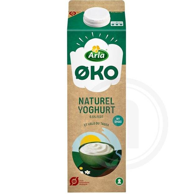 Yoghurt naturel 0,5% øko.