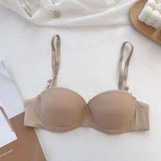 Sömlösa BH:ar för kvinnor Mjuka underkläder Push Up BH Bralette Comfort Invisible BH Sexiga underkläder 36/80AB