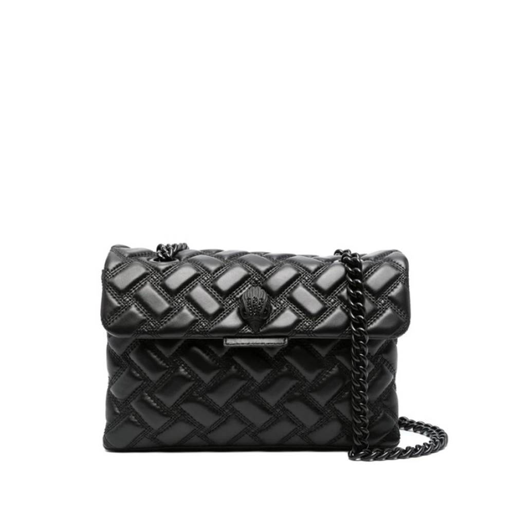Kurt Geiger Kensington Drench Skuldertaske - Tasker - Dame - Sort - ONE SIZE - Uld