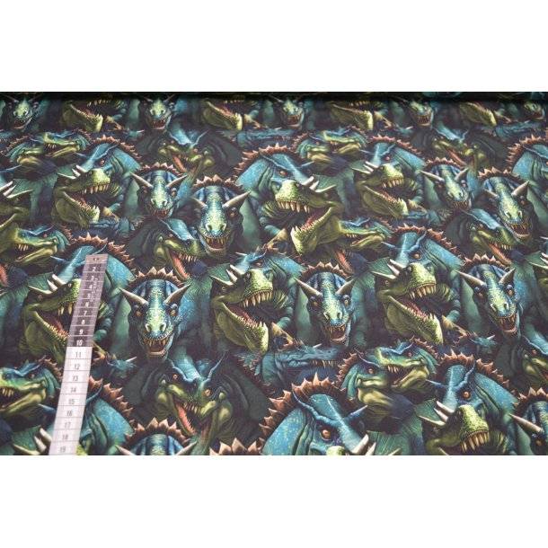 Økotex bomulds jersey m/Dinosaur