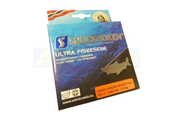 Sölvkroken Ultra Fiskesene 0,460mm 17,2kg 200m