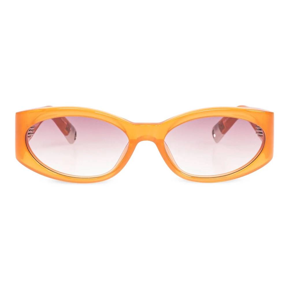 Jacquemus Elegant Ovalo Style Skuldertaske - Accessories - Dame - Orange - ONE SIZE - Uld