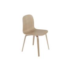 Visu Chair with Wood Base, oak