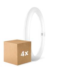 Fordelspakke 4x Osram LED Lysrør T9 Rundt (EM/Mains) 18.3W 2200lm - 840 Kold Hvid | Erstatter 32W