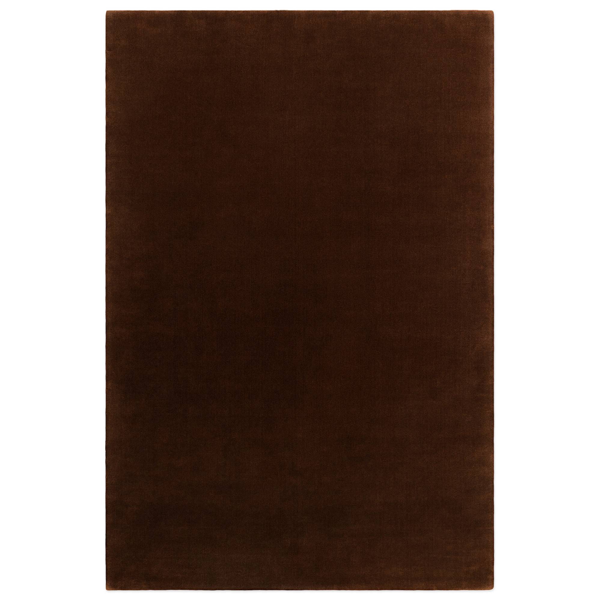 Nordic Knots - Grand Walnut 300x400 cm - Ensfarvede gulvtæpper - Brun - Tekstilmateriale