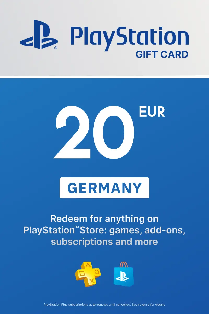 PlayStation Network Card 20 EUR (DE) PSN Key Germany