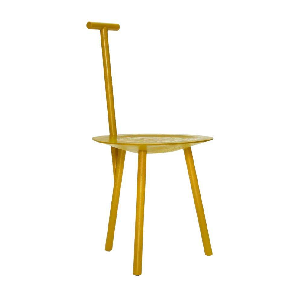 VÄNLIGEN VÄNTA med att bli SITTA Spade Chair Turmeric Yellow