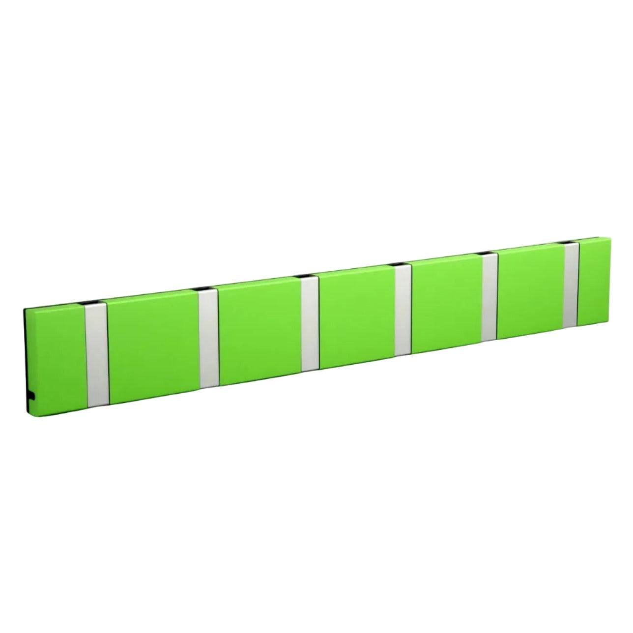 Knax - Knax 6 knagerække - Lime / Aluminium