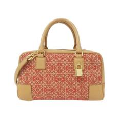 Loewe Pre-owned, Vintage , Dame, Flerfarvet, ONE SIZE, Tyl, Pre-owned canvas håndtasker