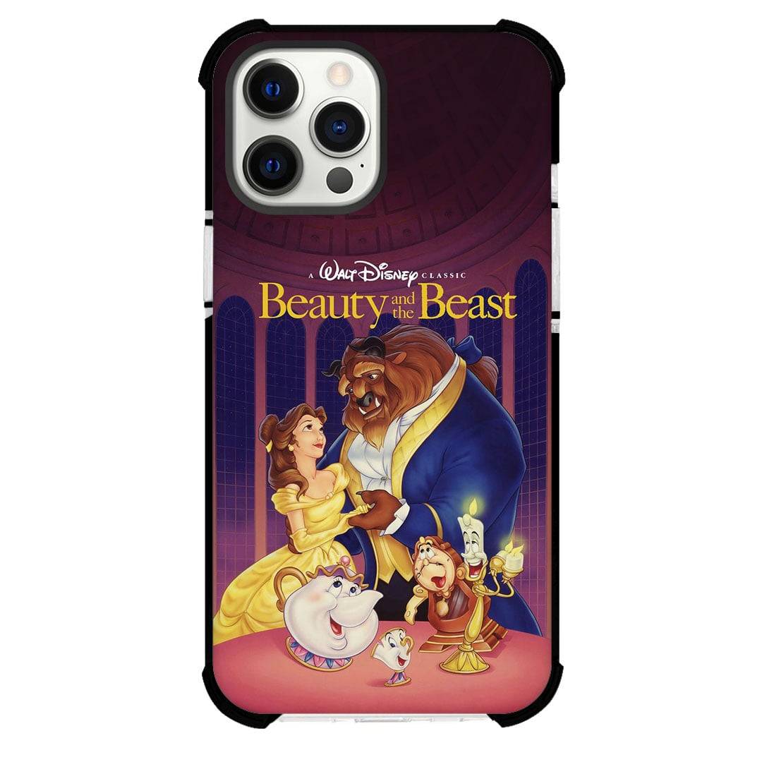 Beauty And The Beast Phone Case For iPhone Samsung Galaxy Pixel OnePlus Vivo Xiaomi Asus Sony Motorola Nokia - Beauty And The Beast Main Characters Poster.